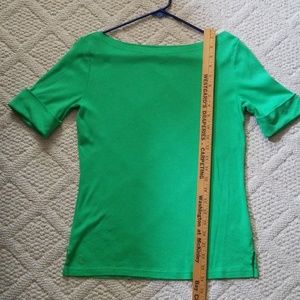 Boat neck shirt